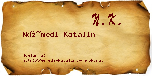 Némedi Katalin névjegykártya